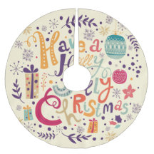 Holly Jolly Christmas Retro Wreath