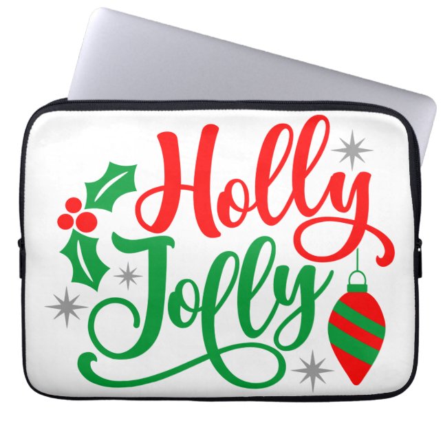 Holly Jolly Christmas Song Laptopschutzhülle (Vorderseite)