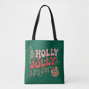 Holly Jolly Dog Mama Weihnachtsfeiertag Pet Lover Tasche