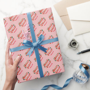 Holly Jolly Geschenkpapier