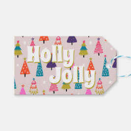 Holly Jolly Gift Tag Geschenkanhänger