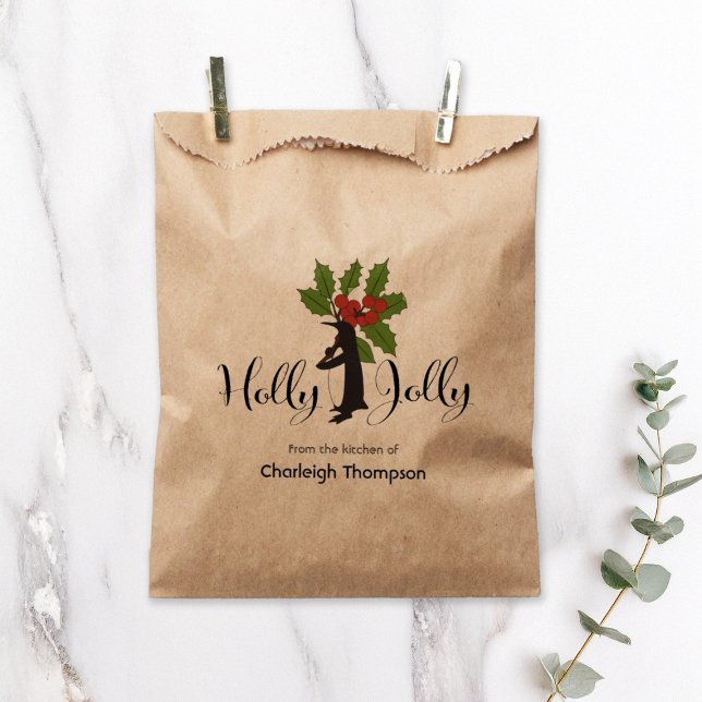 Holly Jolly Penguin Weihnachts-Leckerei Geschenktütchen (Von Creator hochgeladen)