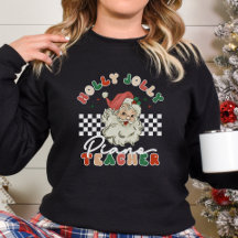 Holly Jolly Piano Lehrer Weihnachts Retro T - Shir