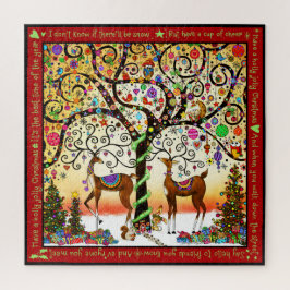 Holly Jolly Reindeer-Puzzle