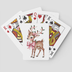 Holly Jolly Reindeer Spielkarten