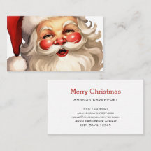 Holly Jolly Santa Claus Retro Weihnachten