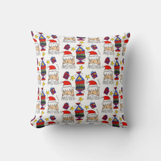 Holly Jolly Santa Pillow Kissen