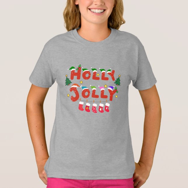 Holly Jolly T-Shirt (Vorderseite)