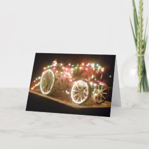 "Holly-Jolly Traktor" Weihnachtskarte Karte