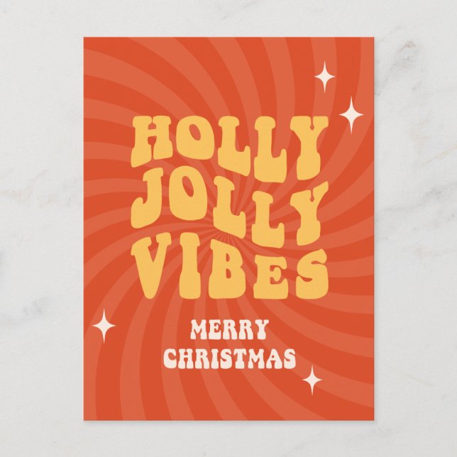 Holly Jolly Vibes - Frohe Weihnachten (Vorderseite)