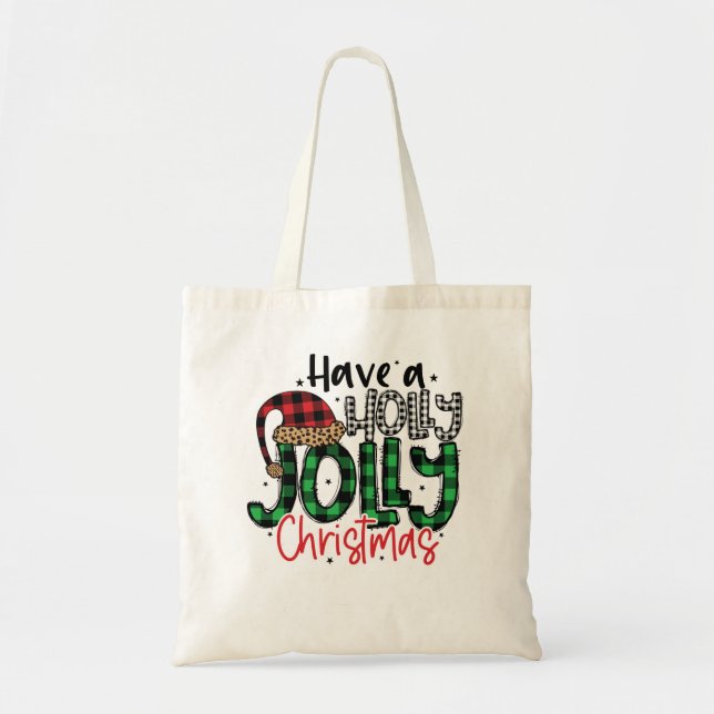 Holly Jolly Weihnachten - Perfekte Weihnachten Tragetasche (Vorne)