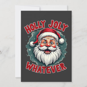 Holly Joly Was Funny Weihnachtsweihnacht Einladung