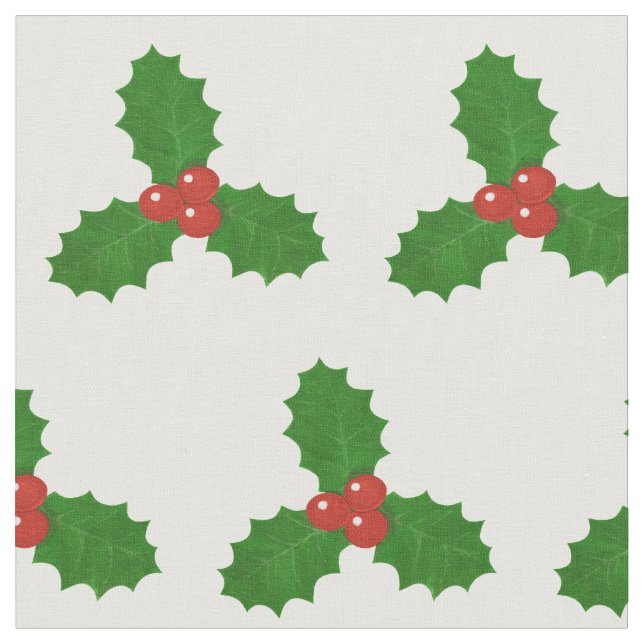 Holly Leaf Stoff (Nahaufnahme)