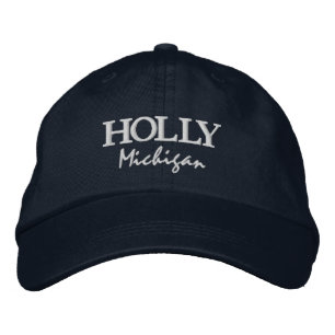 Holly Michigan bestickte Baseballhut Baseballkappe