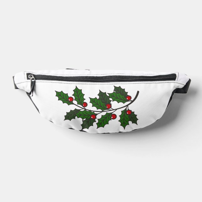 Holly mit roten Beeren Bauchtasche (Ablage )