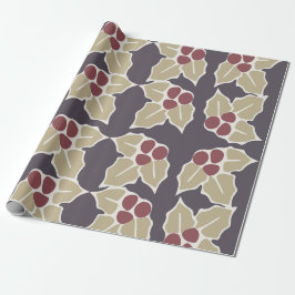 Holly Pattern Geschenkpapier