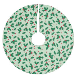 Holly Polyester Weihnachtsbaumdecke