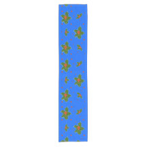 Holly Red Berry Pattern auf festlich blau