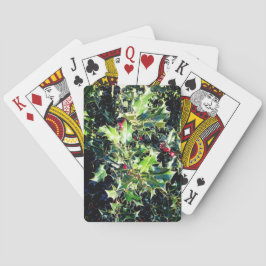 Holly, rote Beeren Spielkarten