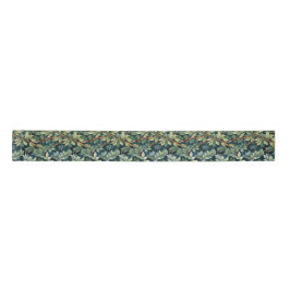 Holly, Spruce, Schnee grün Satinband