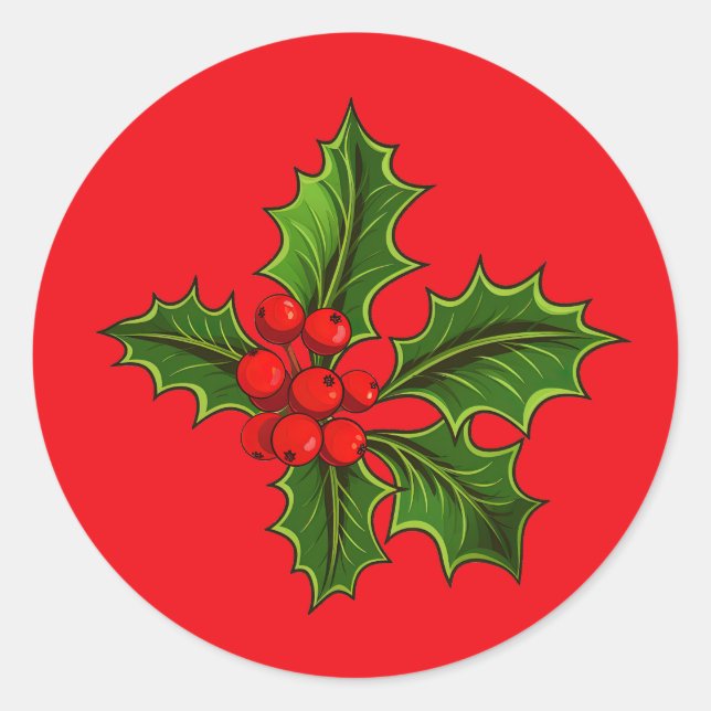 Holly Stickers (Vorderseite)