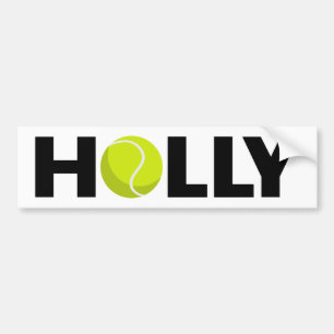 Holly Tennis Autoaufkleber
