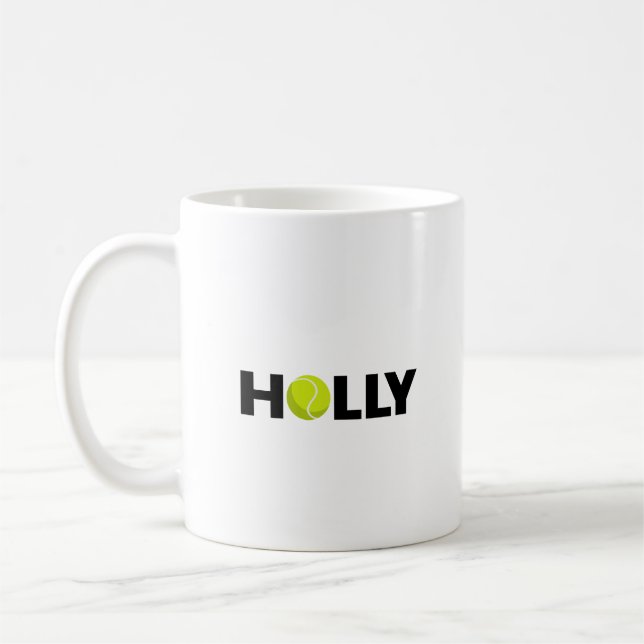 Holly Tennis Coffee Tasse (Links)