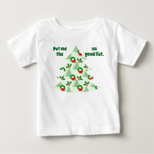 Holly und Bäume und Kränze, Oh mein! Baby T-shirt