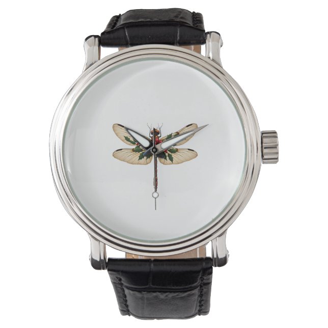 Holly Winged Dragonfly Armbanduhr (Vorderseite)