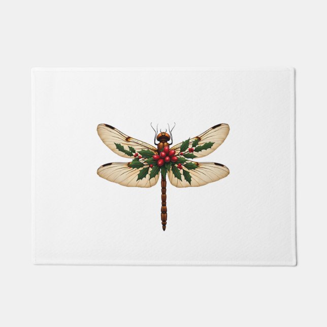 Holly Winged Dragonfly Fußmatte (Vorderseite)