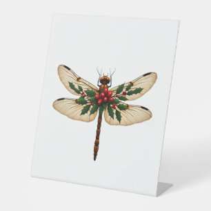 Holly Winged Dragonfly Sockelschild