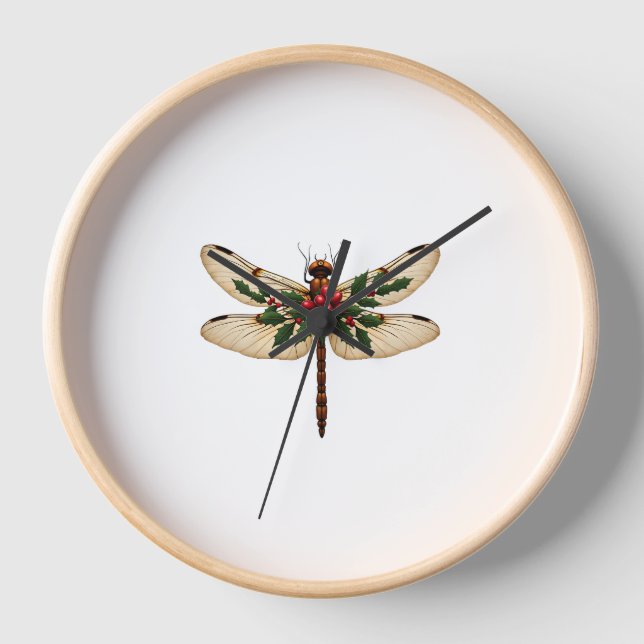 Holly Winged Dragonfly Uhr (Vorderseite)