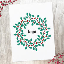 Holly-Wreath-Logo-Geschäft