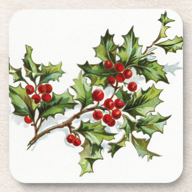 HollyBerries20150801 Getränkeuntersetzer (Vorderseite)