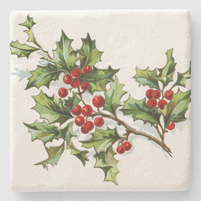 HollyBerries20150802 Steinuntersetzer (Vorderseite)