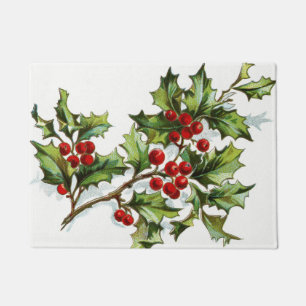 HollyBerries 001 Fußmatte