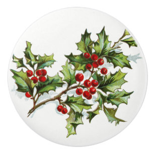 HollyBerries 001 Keramikknauf