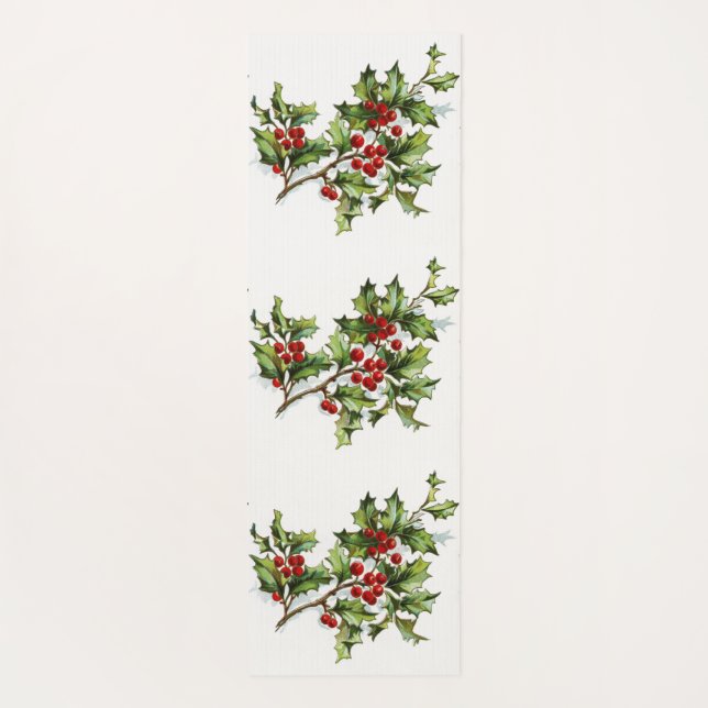 HollyBerries 001 Yogamatte (Rückseite)