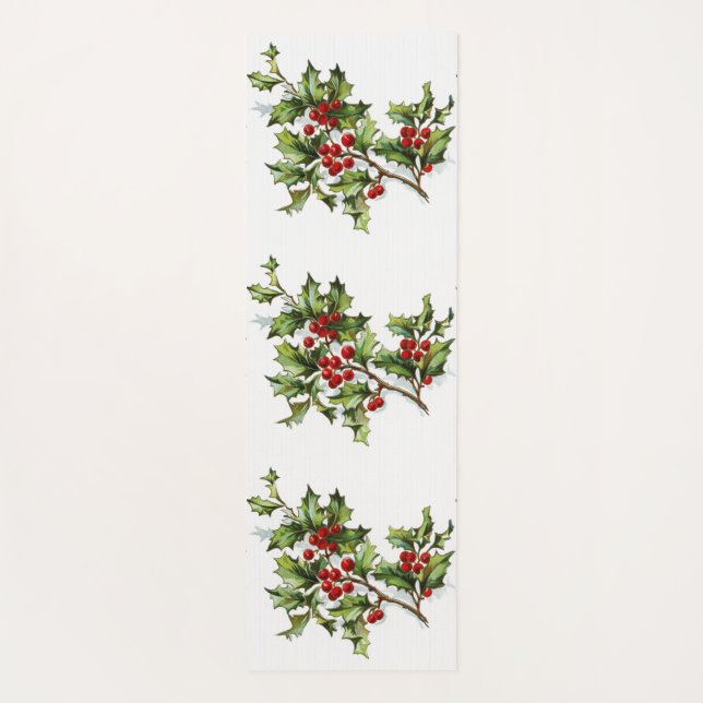 HollyBerries 002 Yogamatte (Rückseite)