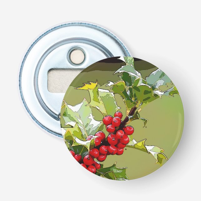 HollyBerries 006 Flaschenöffner (Vorderseite)