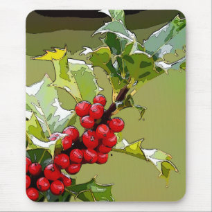 HollyBerries 006 Mousepad