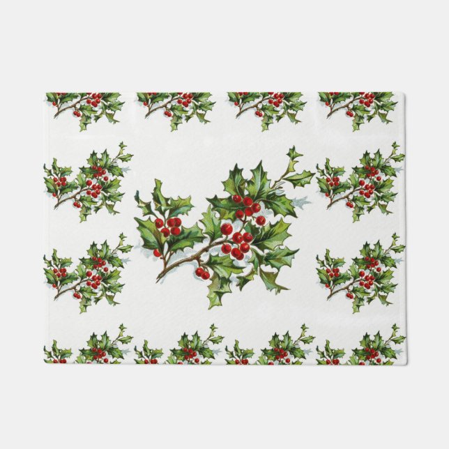 HollyBerries 014 Fußmatte (Vorderseite)