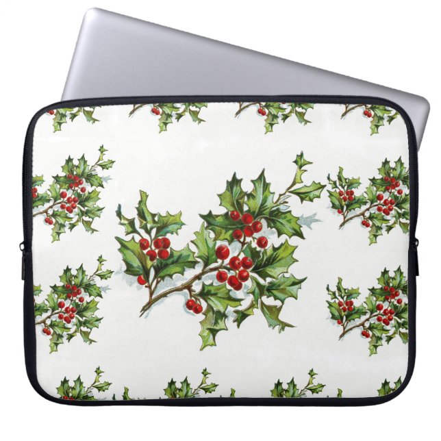 HollyBerries 014 Laptopschutzhülle (Vorderseite)