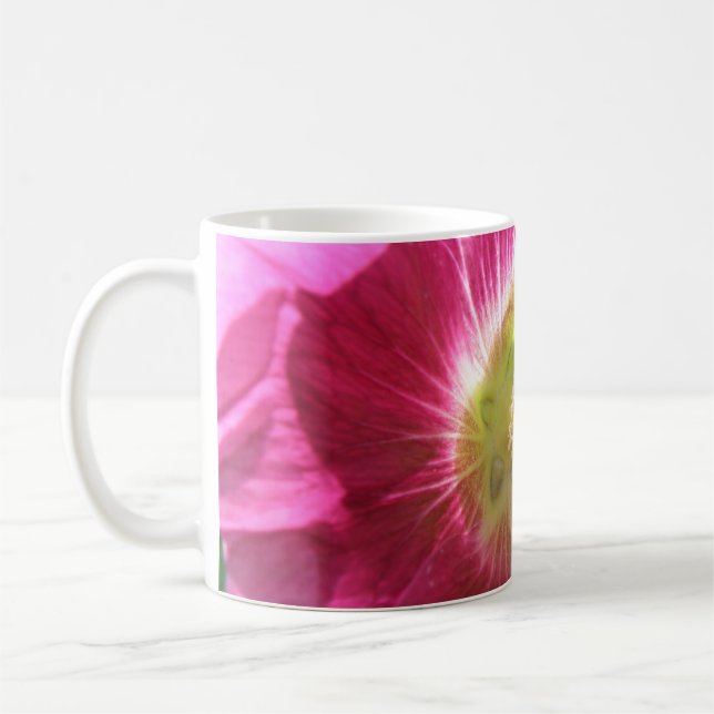 Hollyhock Deep Pink Tasse (Links)
