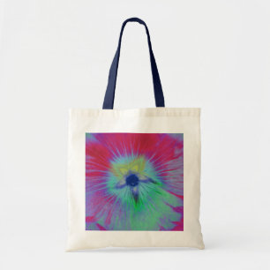 Hollyhock Flower Bright lights Budget Sac fourre-t