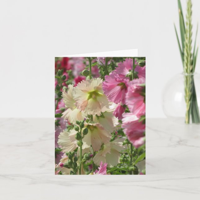 Hollyhocks: Japan Karte (Vorderseite)