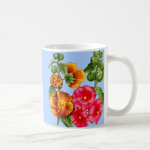 Hollyhocks Kaffeetasse