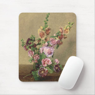 Hollyhocks Mousepad