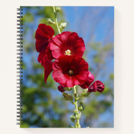 Hollyhocks-Notebook Notizbuch
