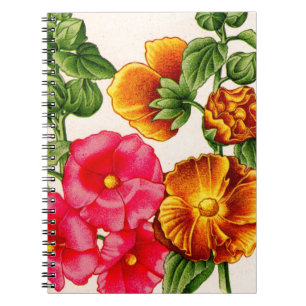 Hollyhocks Notizblock